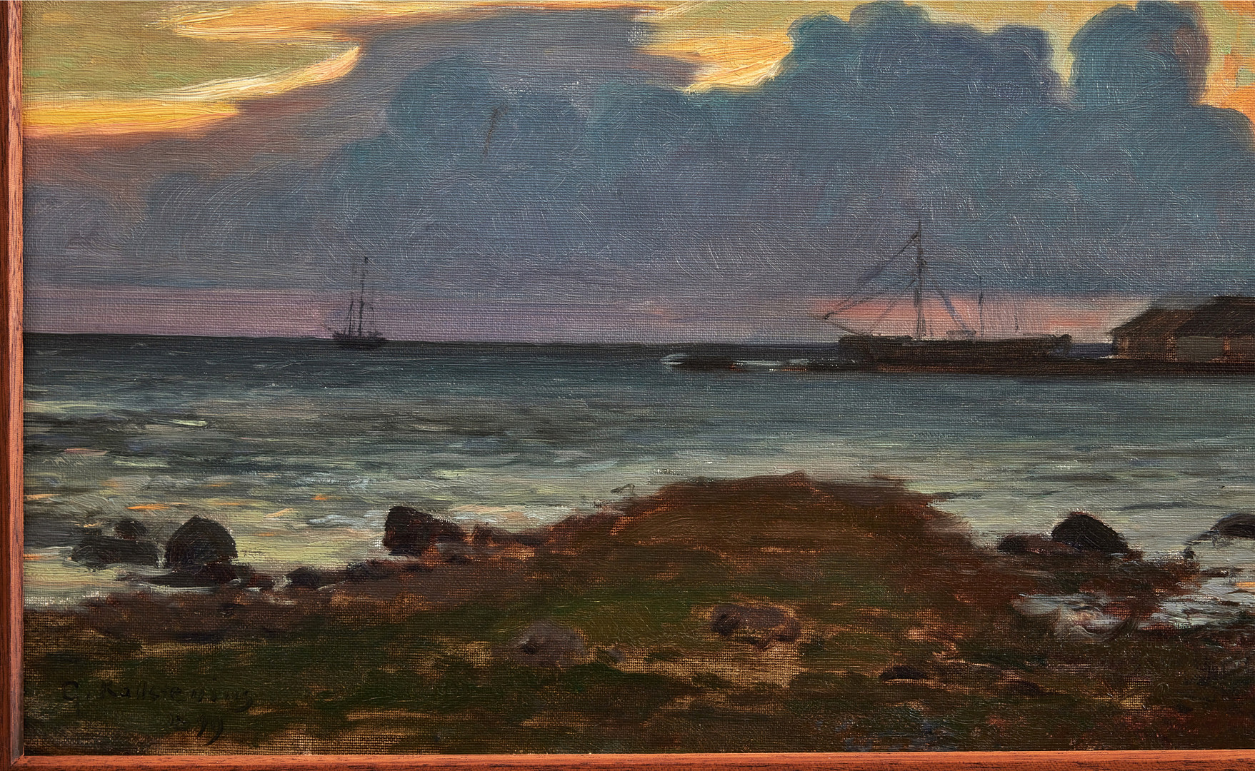 GOTTFRID KALLSTENIUS. Hammarn, Varvsholm, Klintehamn.