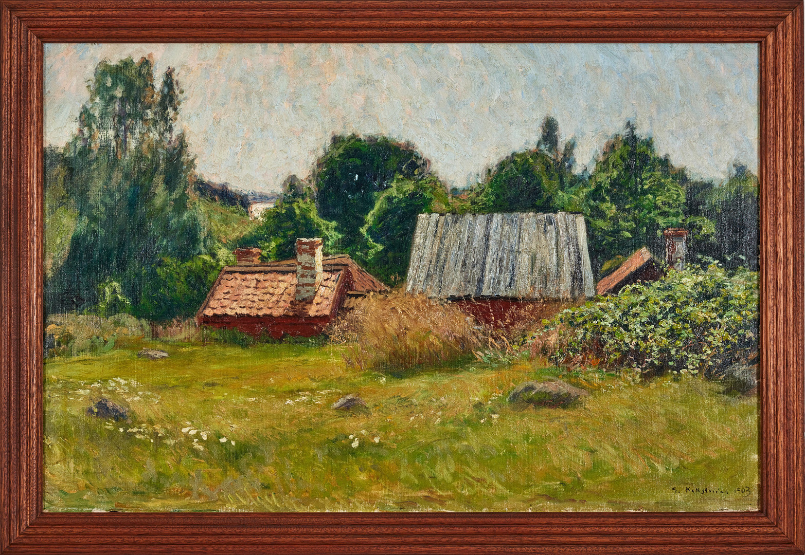GOTTFRID KALLSTENIUS. Skansen, Källvik.