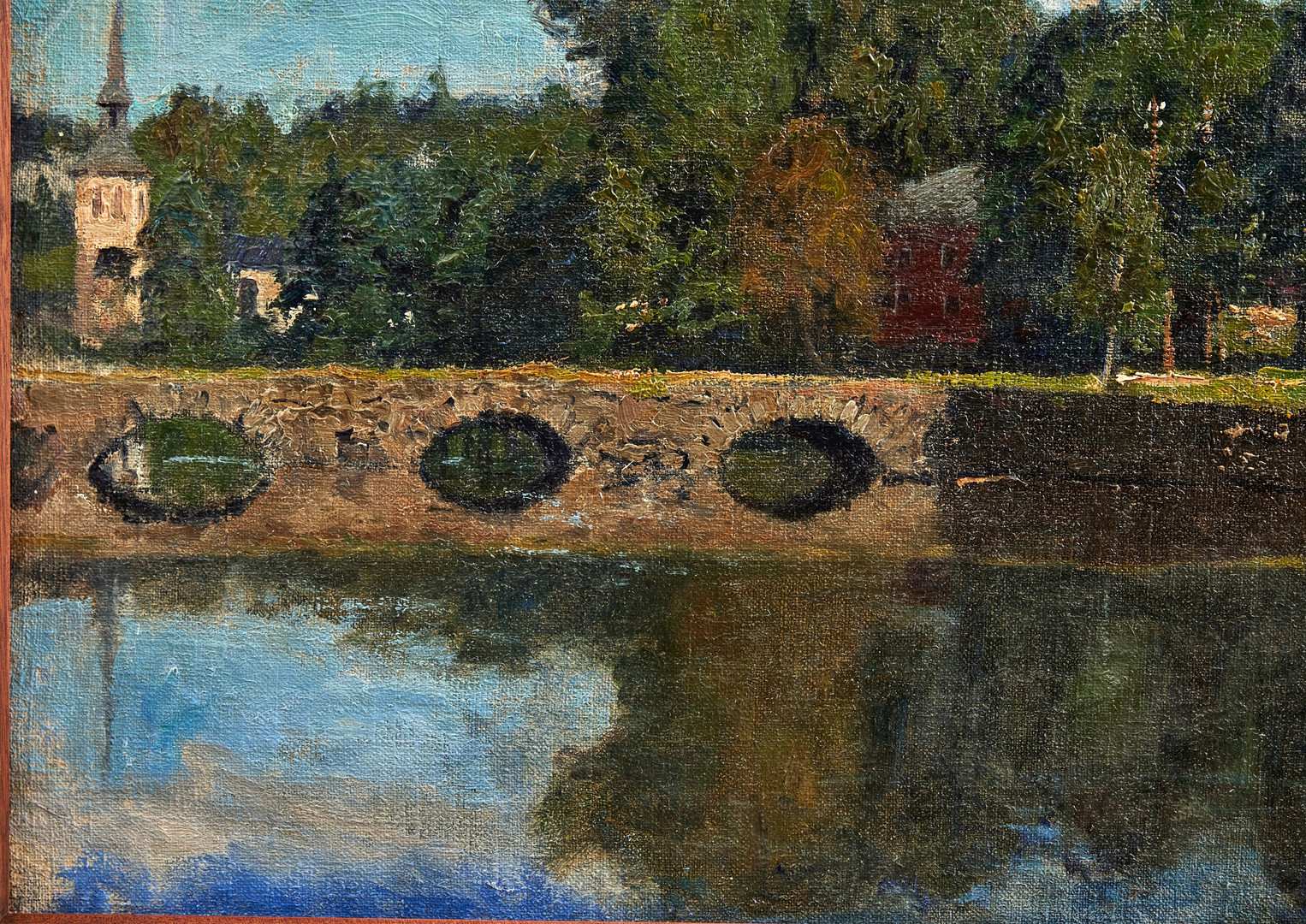 GOTTFRID KALLSTENIUS. Rydboholms bruksdamm, Västergötland.