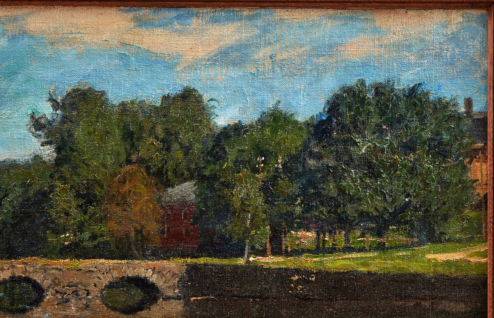 GOTTFRID KALLSTENIUS. Rydboholms bruksdamm, Västergötland.