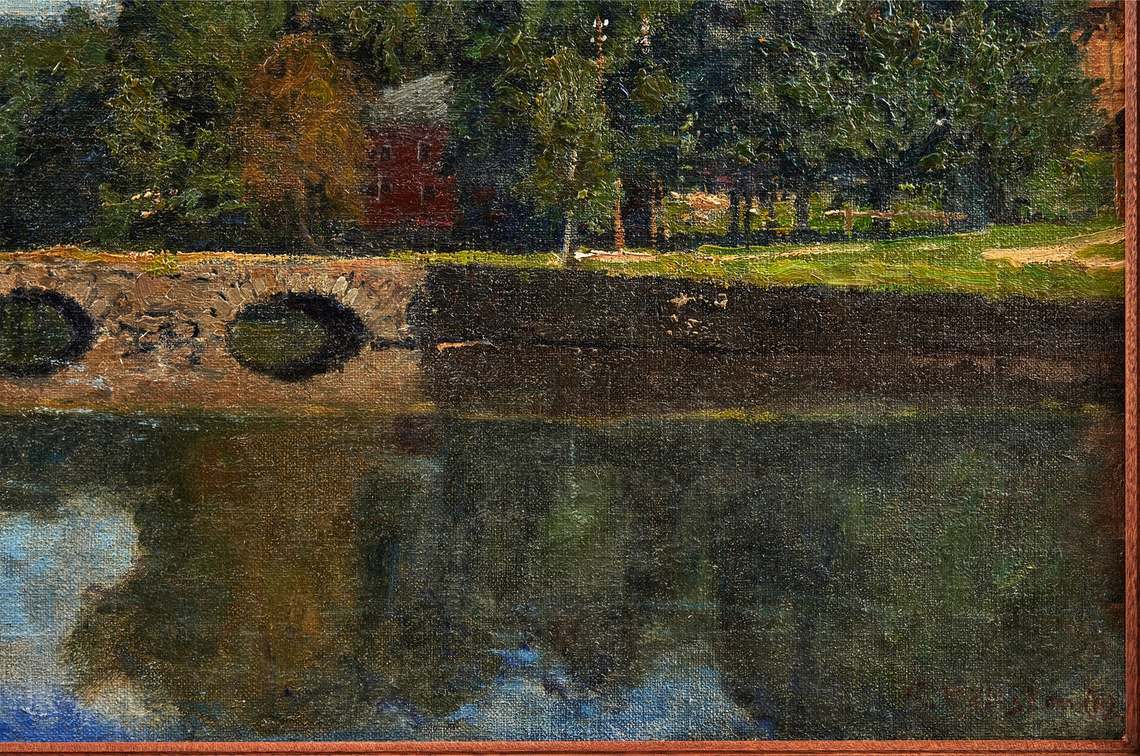 GOTTFRID KALLSTENIUS. Rydboholms bruksdamm, Västergötland.