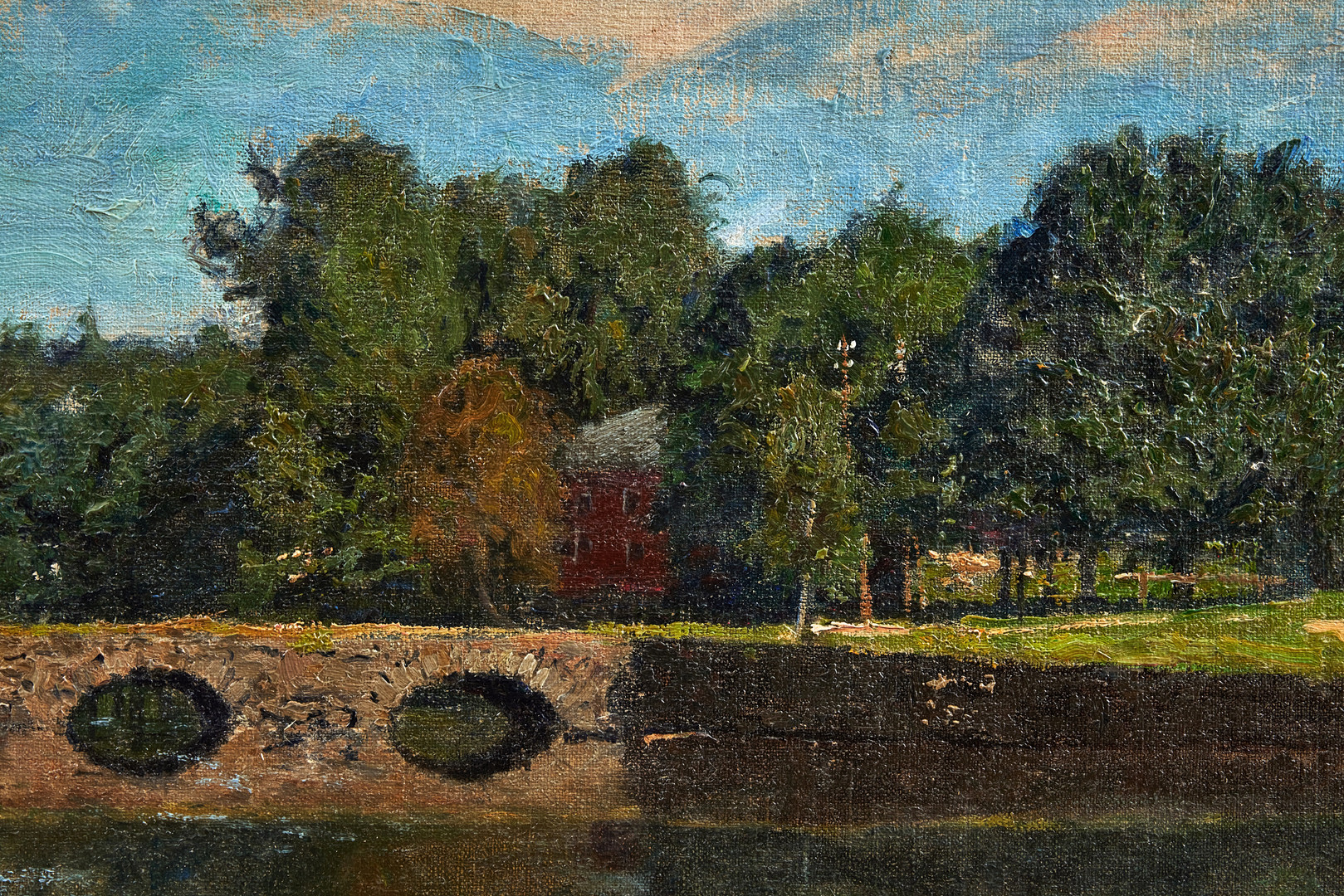 GOTTFRID KALLSTENIUS. Rydboholms bruksdamm, Västergötland.