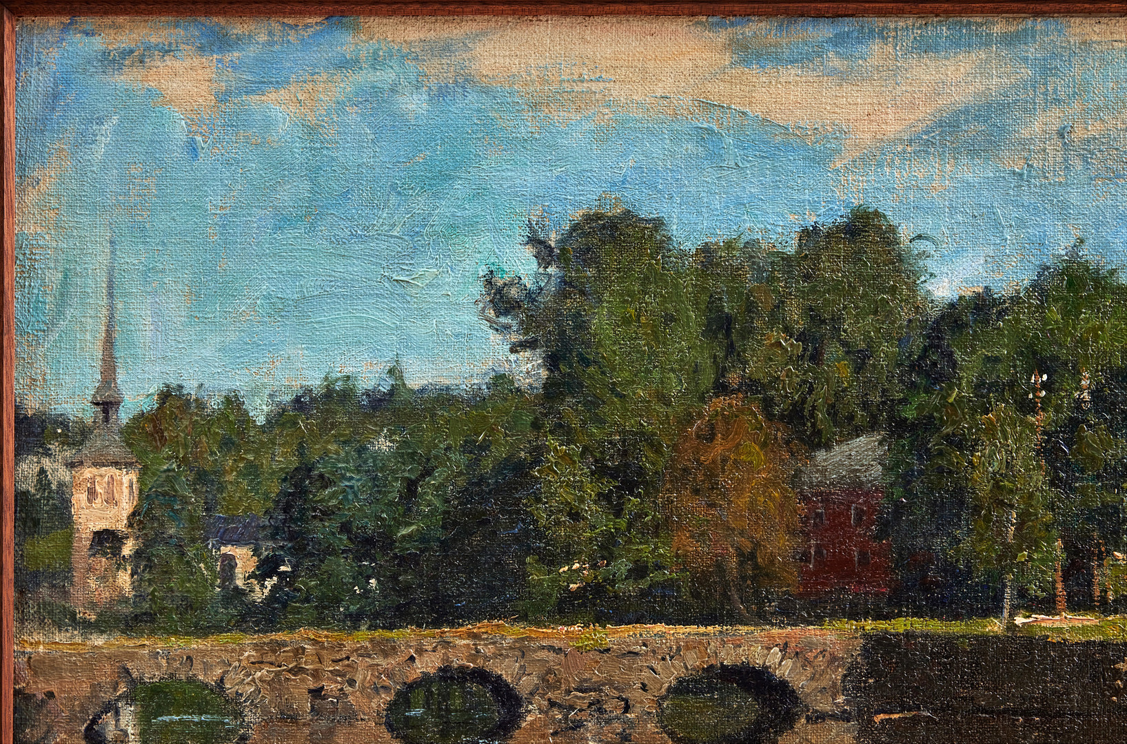 GOTTFRID KALLSTENIUS. Rydboholms bruksdamm, Västergötland.
