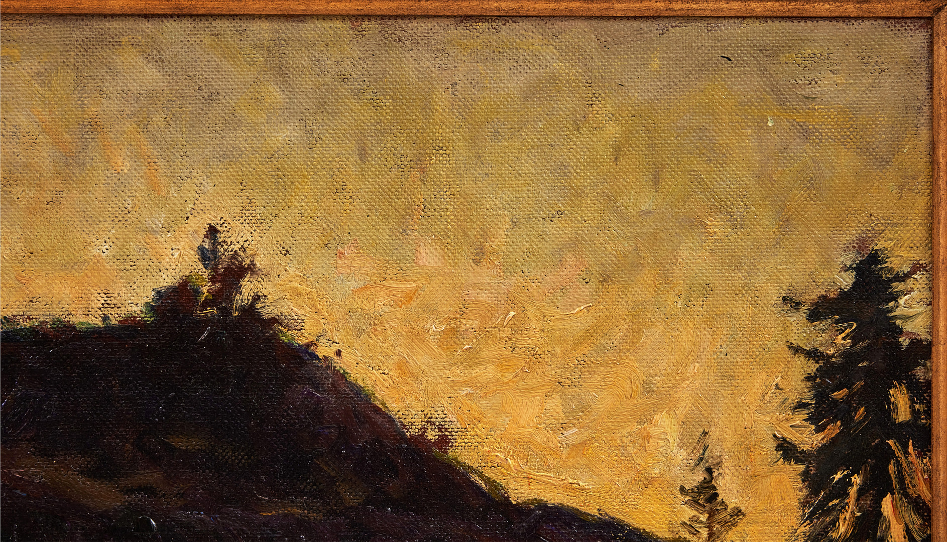 GOTTFRID KALLSTENIUS. Skymningslandskap.