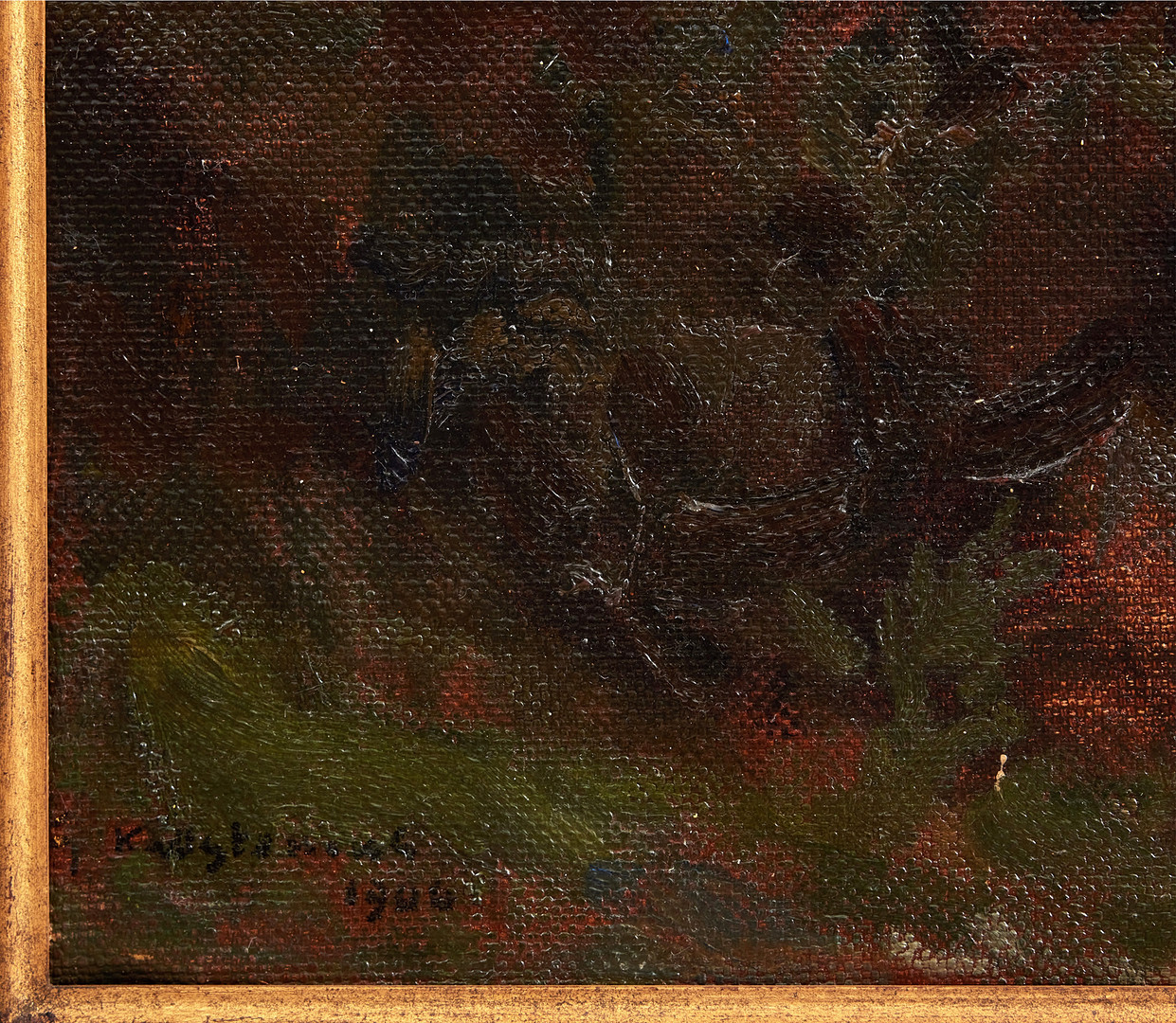 GOTTFRID KALLSTENIUS. Skymningslandskap.