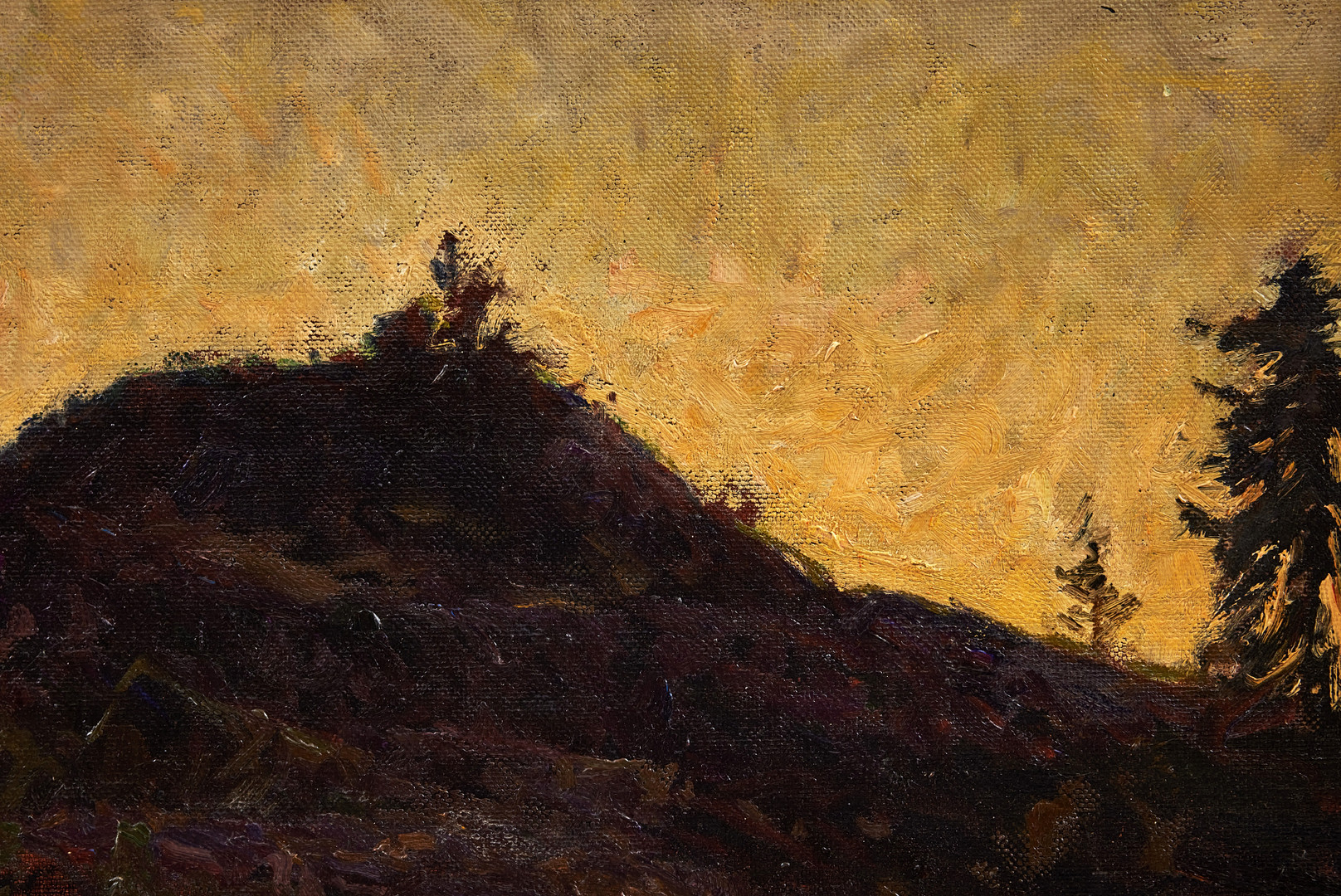 GOTTFRID KALLSTENIUS. Skymningslandskap.