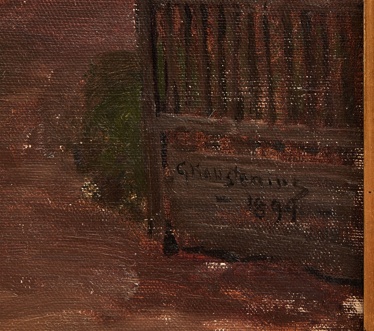 GOTTFRID KALLSTENIUS. Gård i Klintehamn, Gotland.