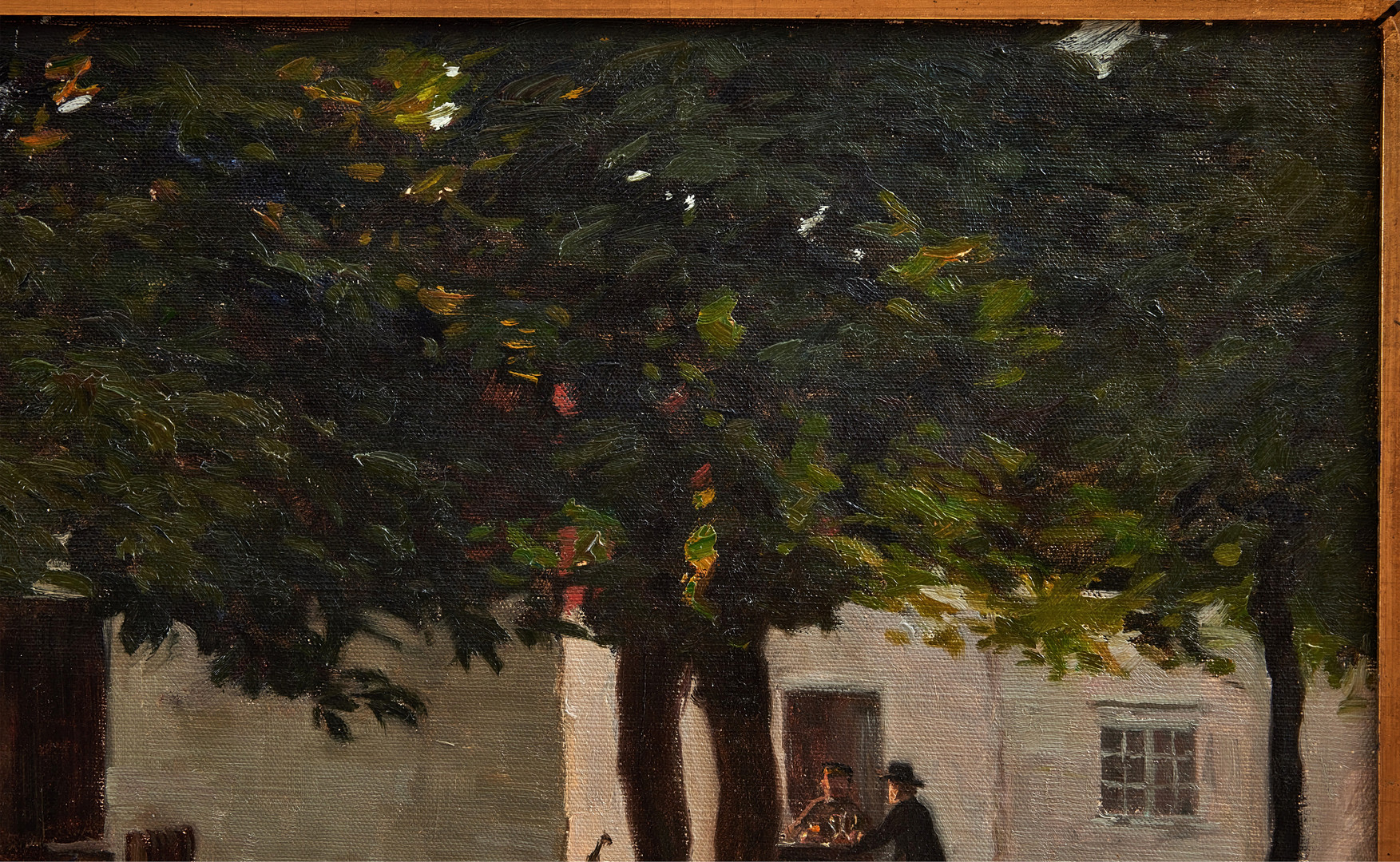 GOTTFRID KALLSTENIUS. Gård i Klintehamn, Gotland.
