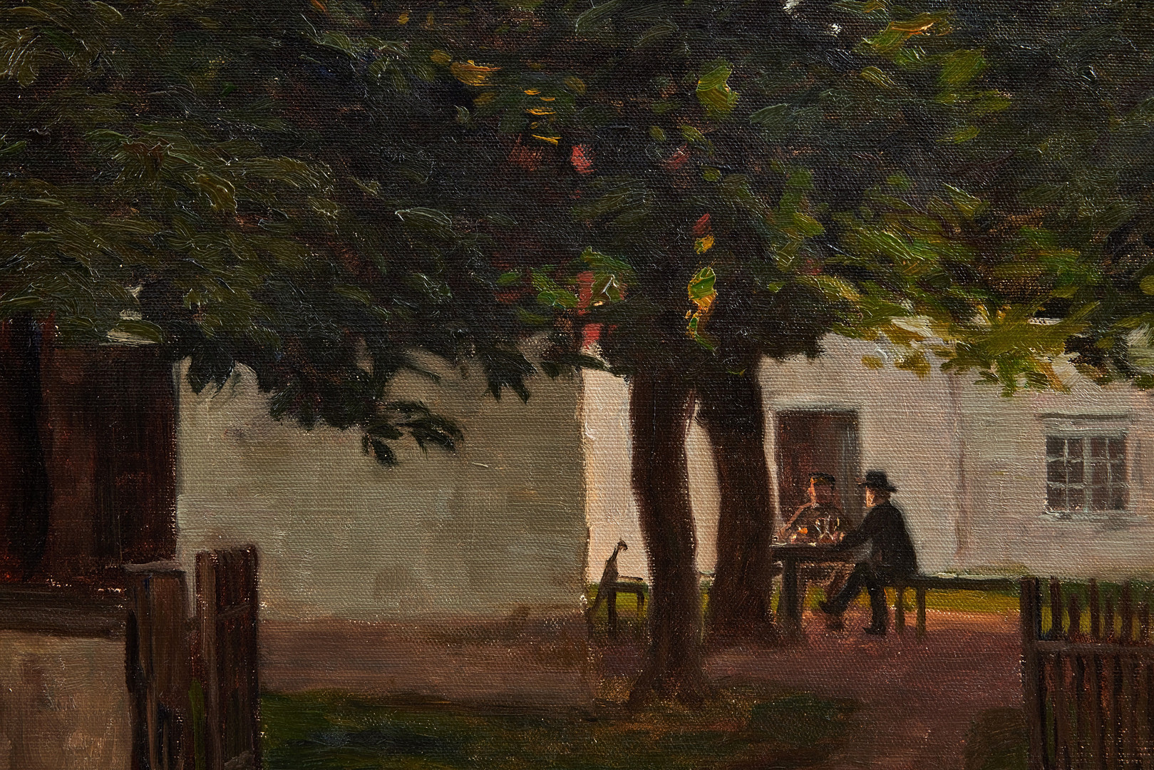 GOTTFRID KALLSTENIUS. Gård i Klintehamn, Gotland.