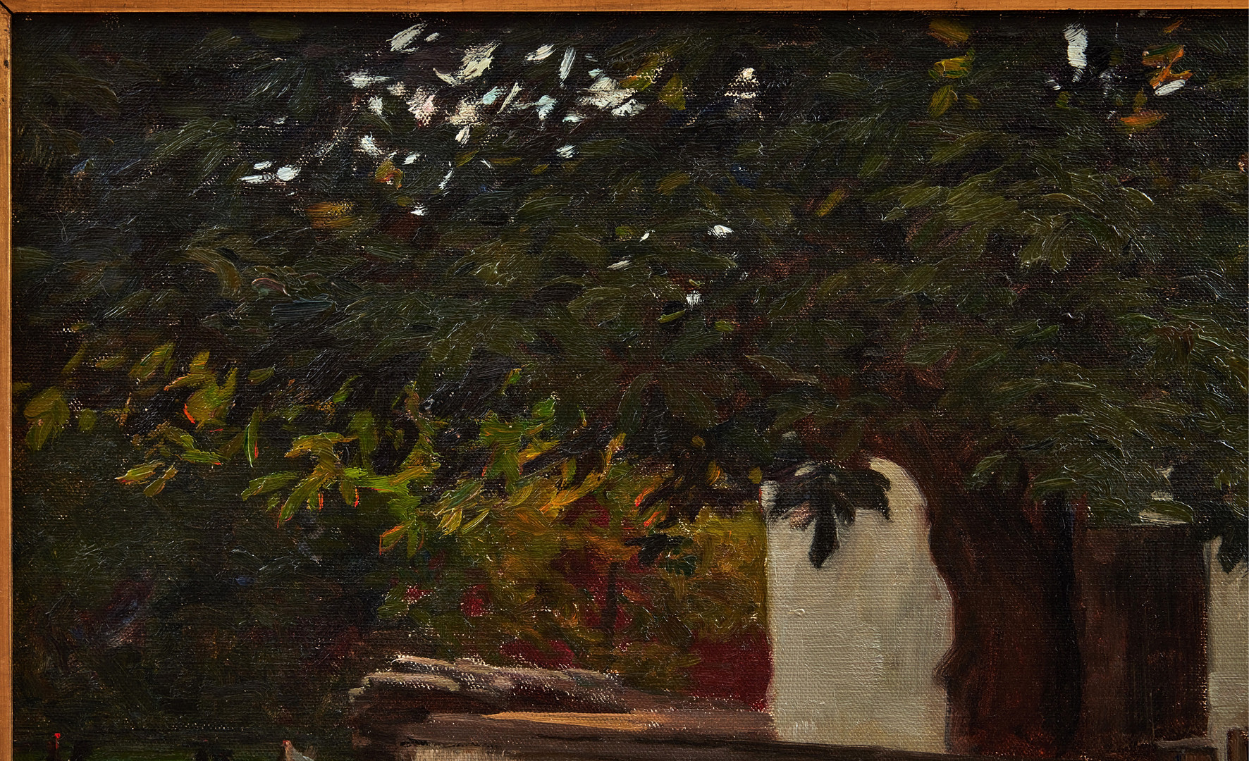 GOTTFRID KALLSTENIUS. Gård i Klintehamn, Gotland.