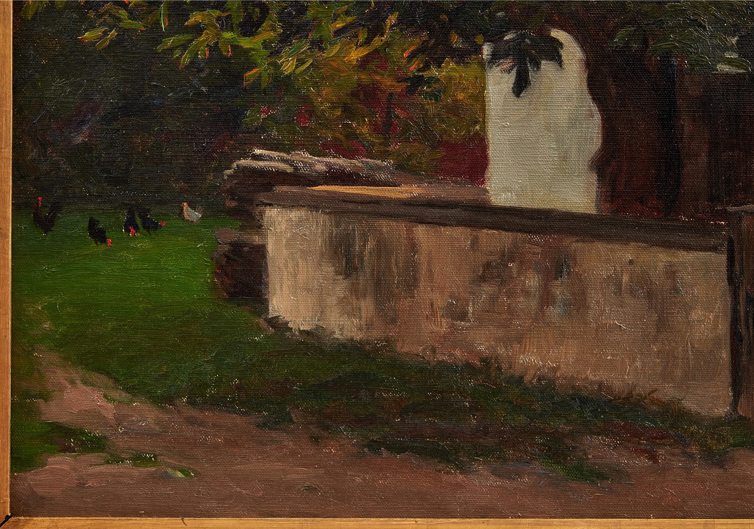 GOTTFRID KALLSTENIUS. Gård i Klintehamn, Gotland.