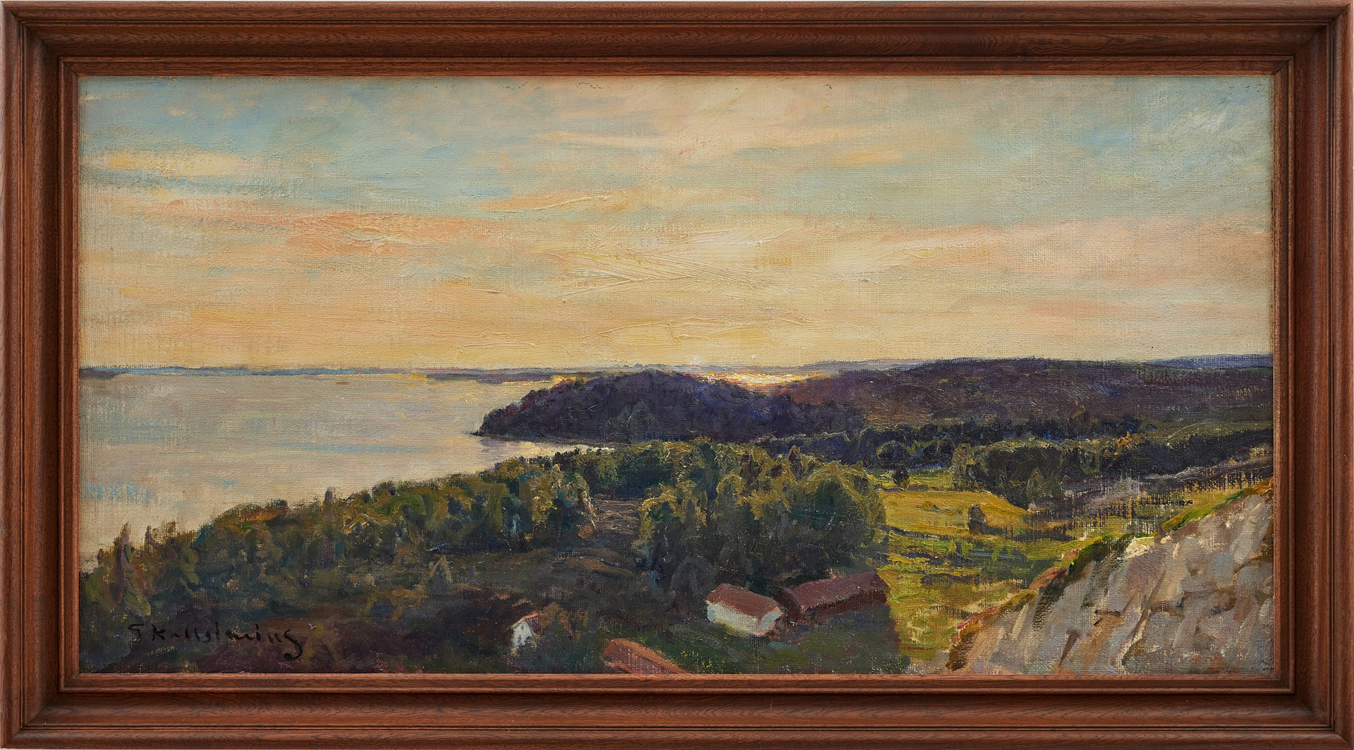 GOTTFRID KALLSTENIUS. Kolmårdens marmorbrott vid Bråviken.