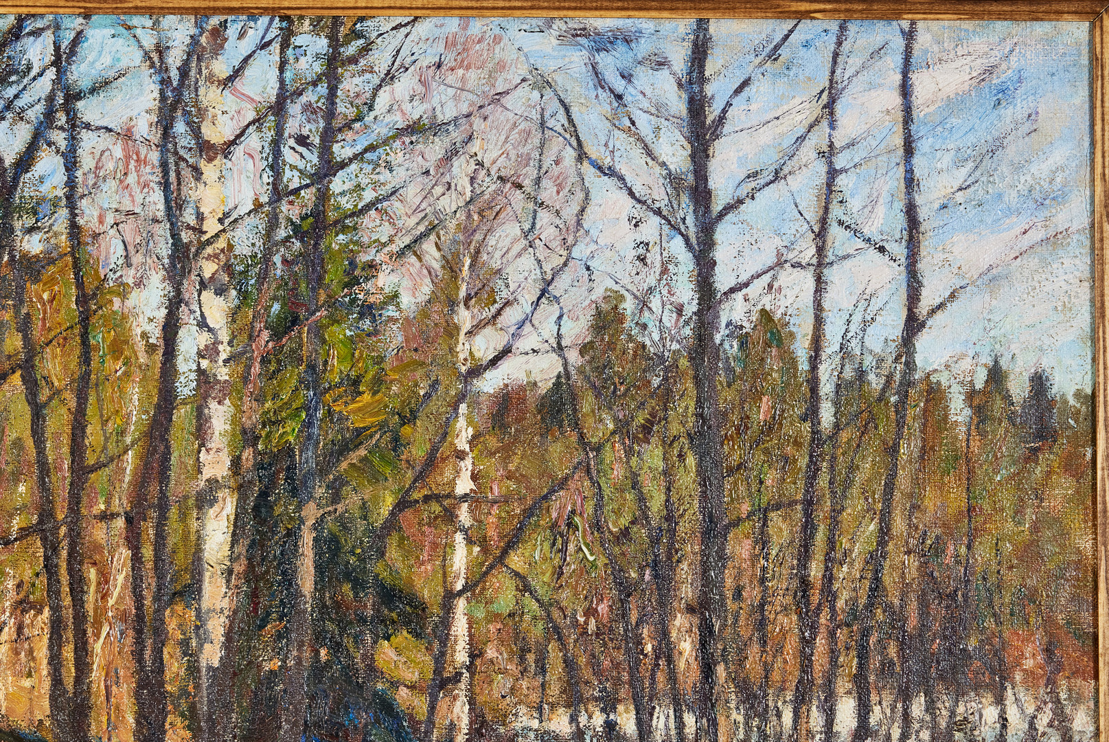 GOTTFRID KALLSTENIUS. ”Vårdag vid bäcken