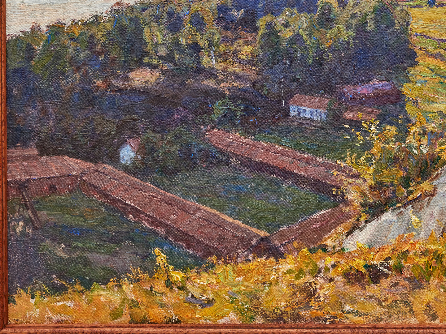 GOTTFRID KALLSTENIUS. Kolmårdens marmorbrott vid Bråviken.