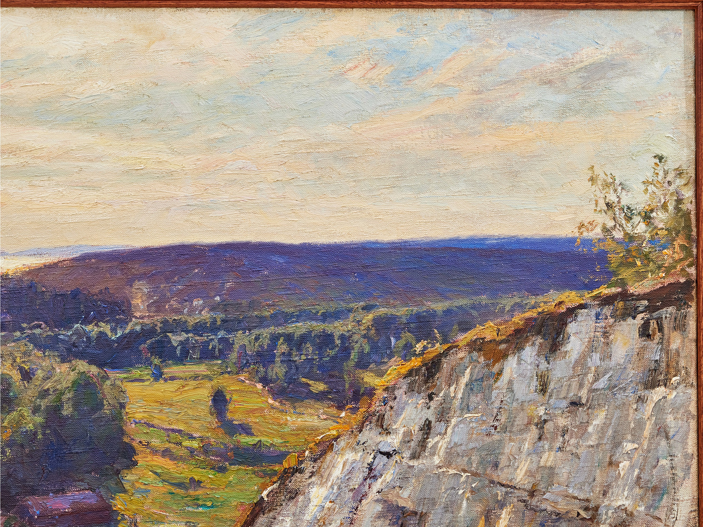 GOTTFRID KALLSTENIUS. Kolmårdens marmorbrott vid Bråviken.