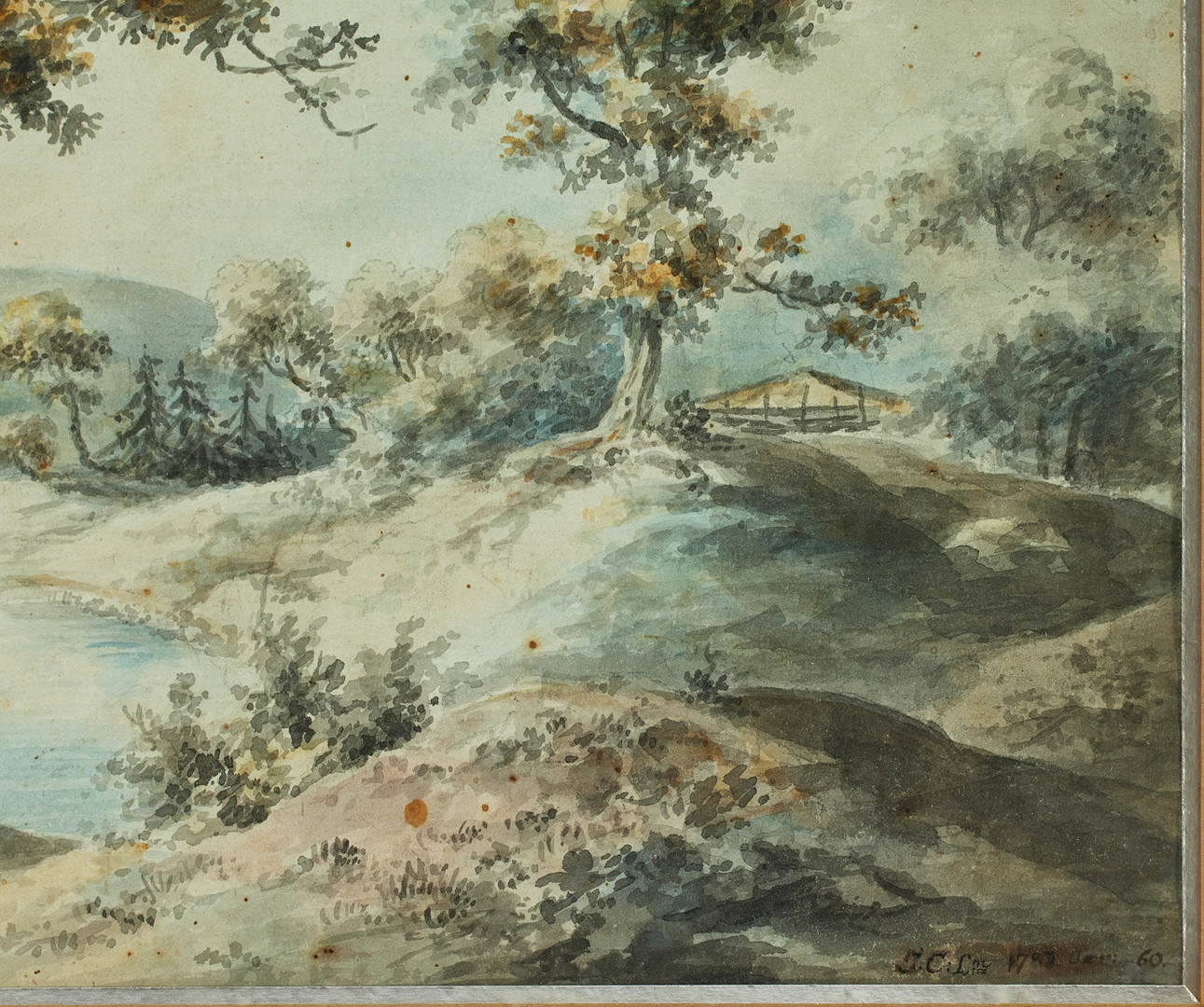 JONAS CARL LINNERHIELM (1758-1829). Metare, signerad och daterad J:C:L fc 1783.