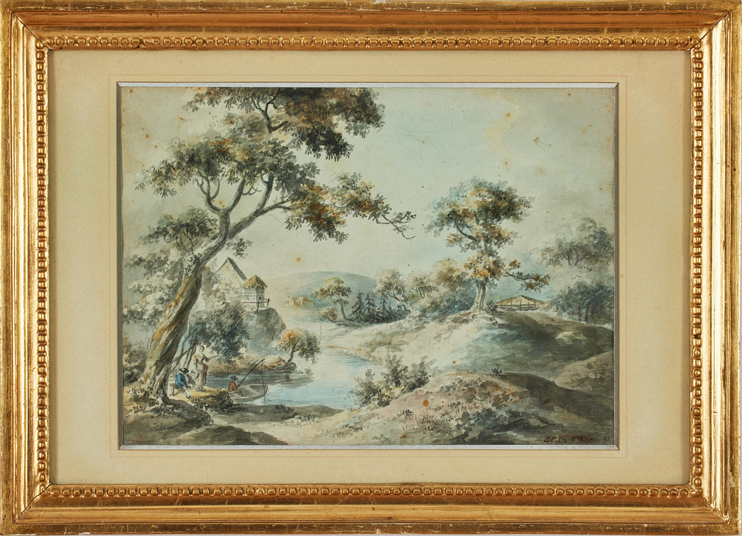 JONAS CARL LINNERHIELM (1758-1829). Metare, signerad och daterad J:C:L fc 1783.