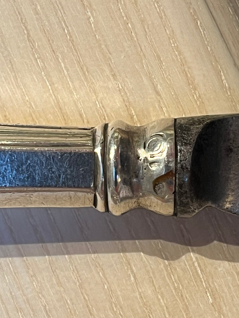 KNIVAR, ett par+en udda, silver, ostämplade. Rokoko.