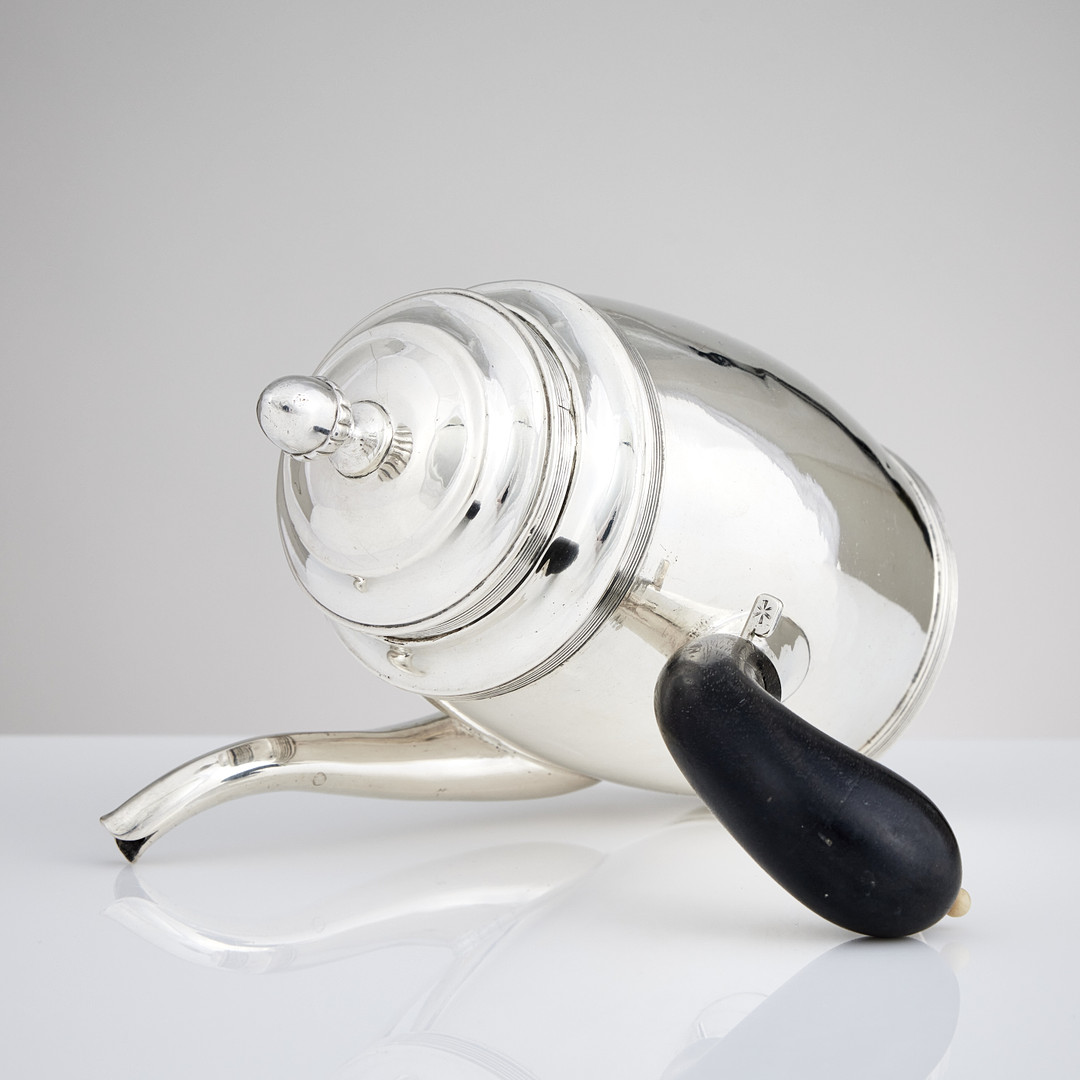 JOHAN FREDRIK BJÖRNSTEDT. Mockakanna, silver, Stockholm 1814. Sengustaviansk.