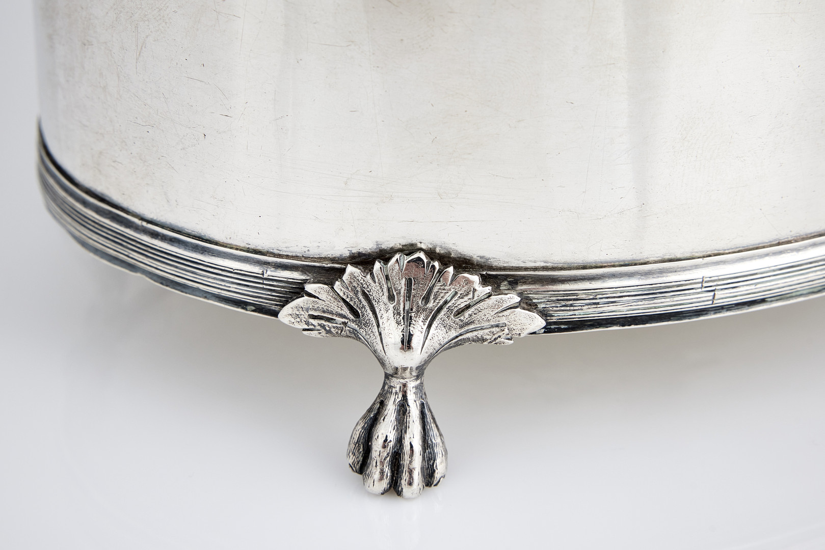 PETTER ADOLF SJÖBERG. Sockerskrin, silver, Stockholm 1812. Sengustavianskt.