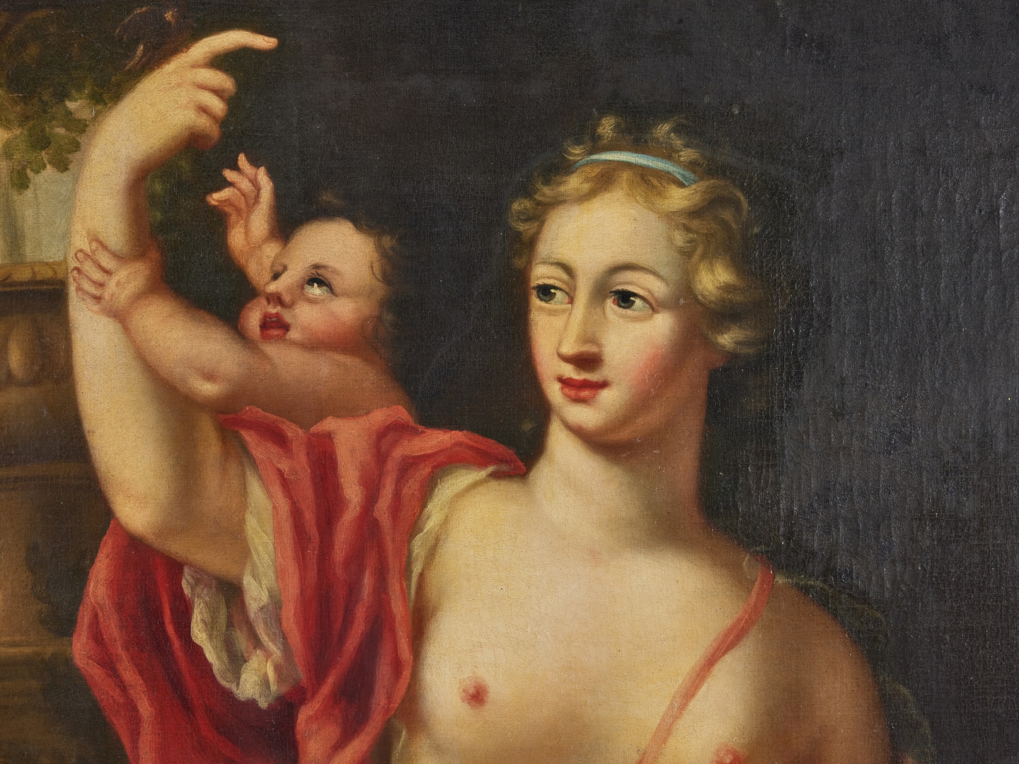 ANNA MARIA EHRENSTRAHL (1666-1729). Allegori över Våren, signerad och daterad Anna Maria Ehrenstrahl 1687.