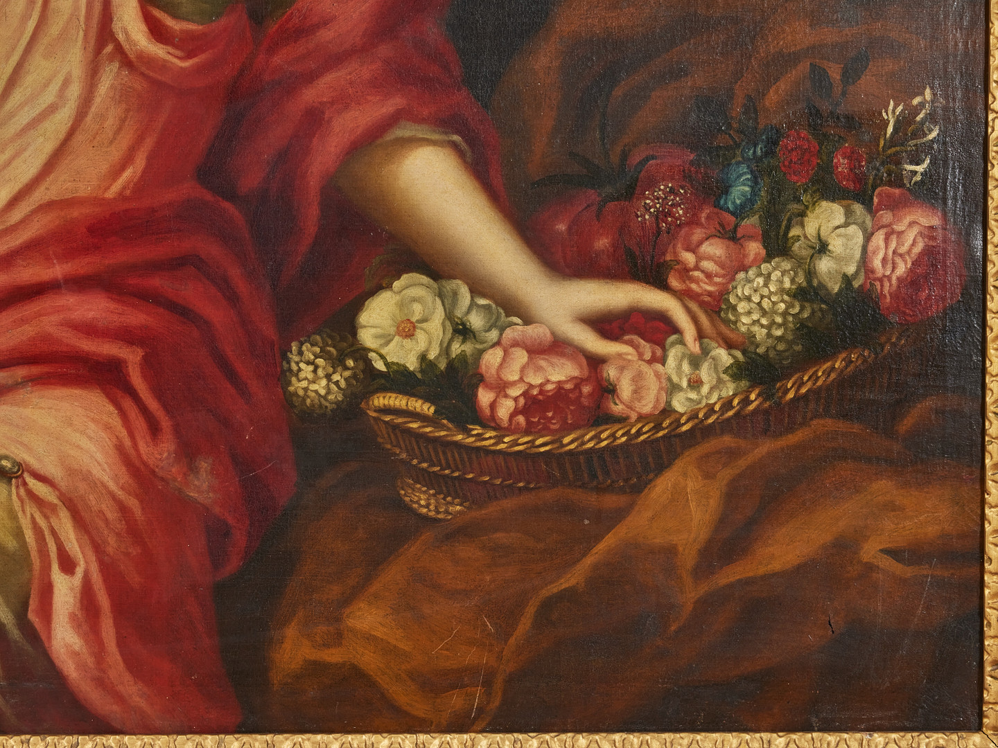 ANNA MARIA EHRENSTRAHL (1666-1729). Allegori över Våren, signerad och daterad Anna Maria Ehrenstrahl 1687.