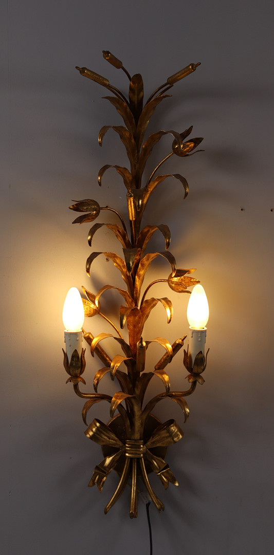 HANS KÖGL. Wandlampen/Wandappliken, Hollywood Regency, 1970er Jahre, Deutschland.