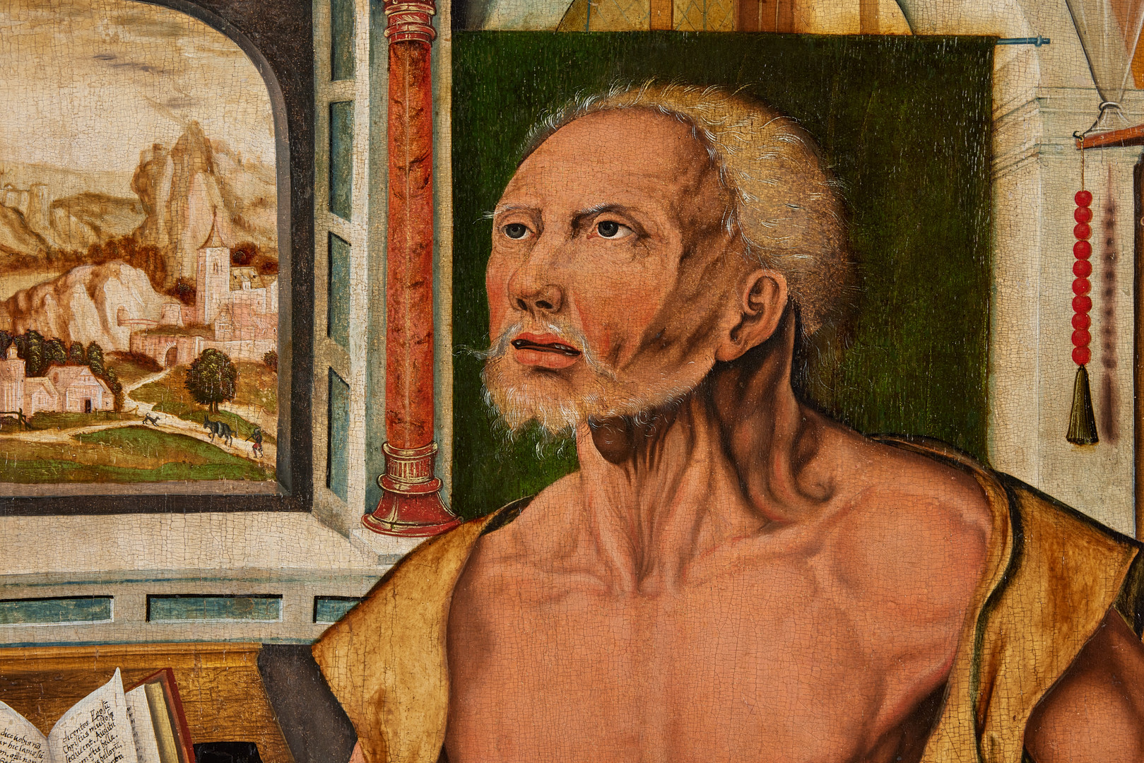 JOOS VAN CLEVE. hans efterföljare, flamländsk skola, 1500-talets mitt, Hieronymus.