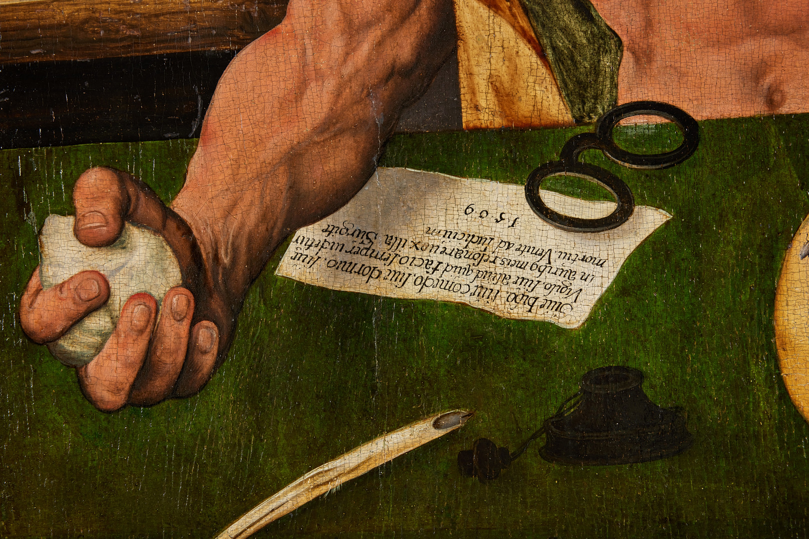 JOOS VAN CLEVE. hans efterföljare, flamländsk skola, 1500-talets mitt, Hieronymus.