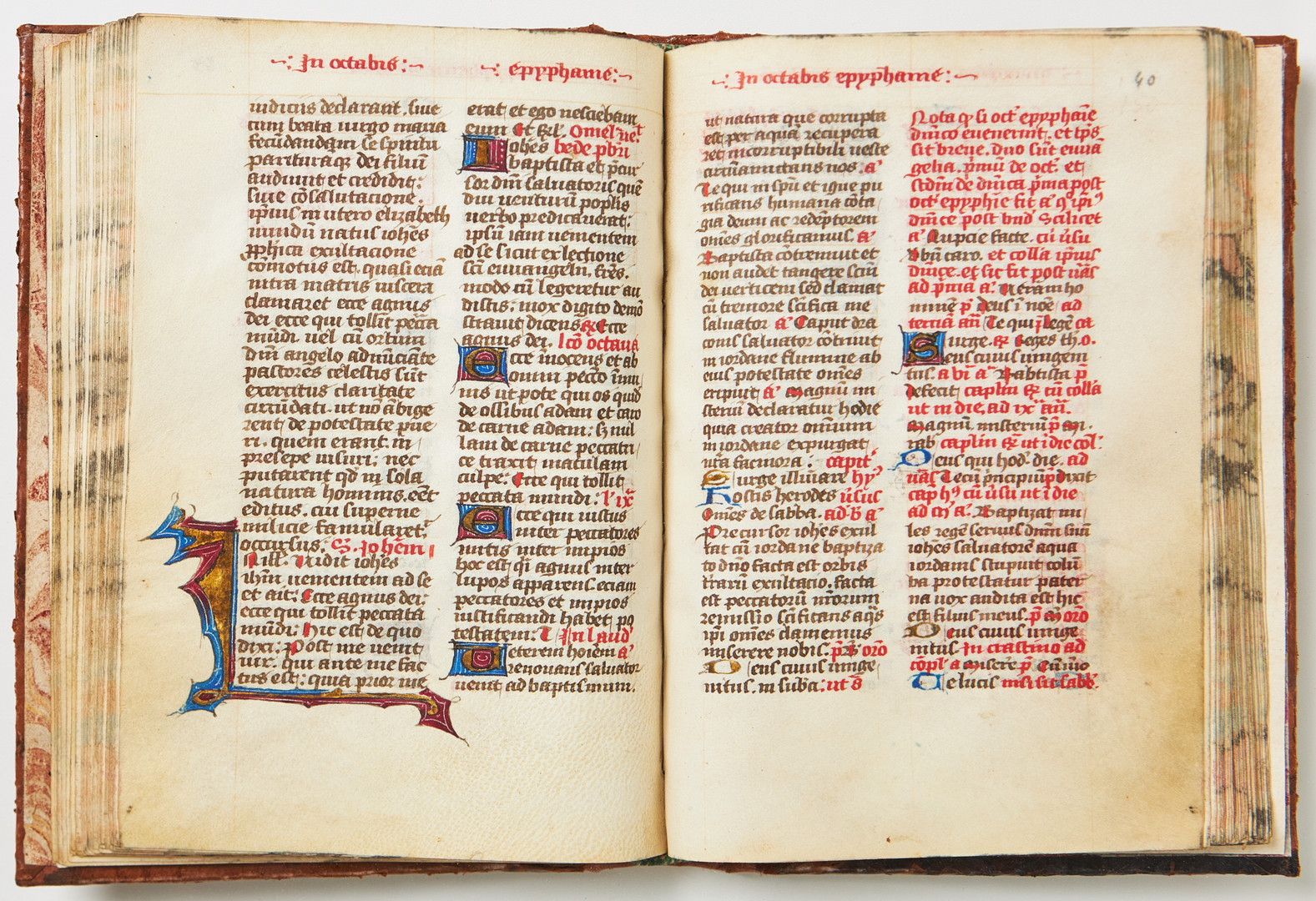 ILLUMINATED MANUSCRIPT, BREVIARY, France, second half of the 15th century.