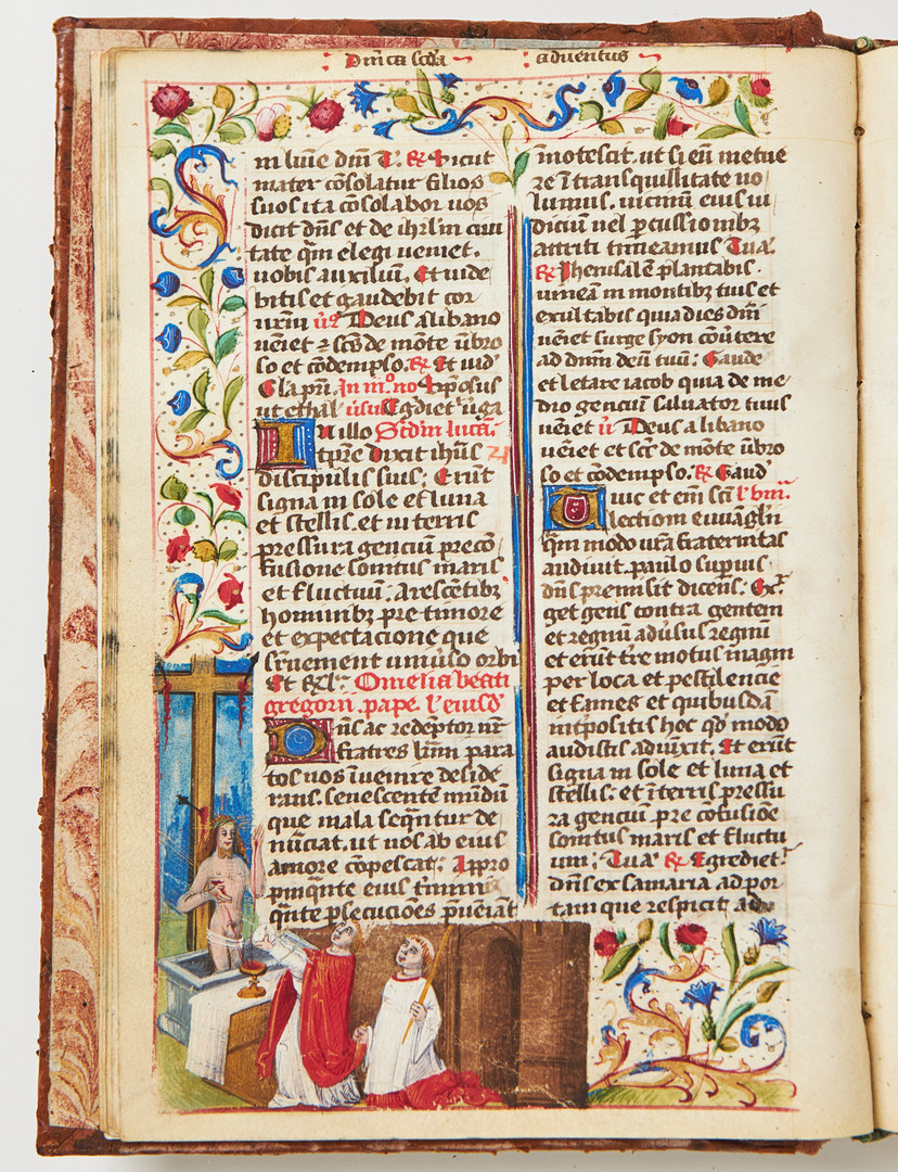 ILLUMINATED MANUSCRIPT, BREVIARY, France, second half of the 15th century.
