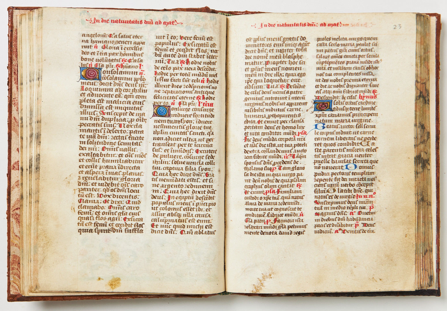ILLUMINATED MANUSCRIPT, BREVIARY, France, second half of the 15th century.