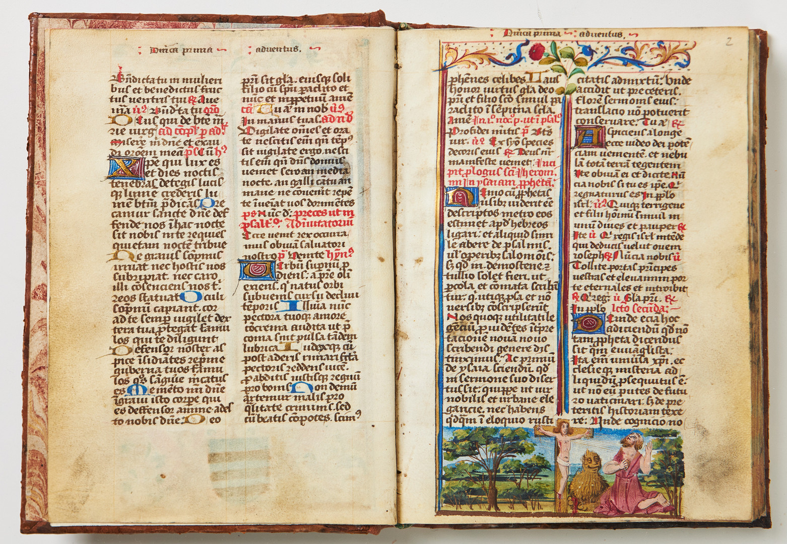 ILLUMINATED MANUSCRIPT, BREVIARY, France, second half of the 15th century.