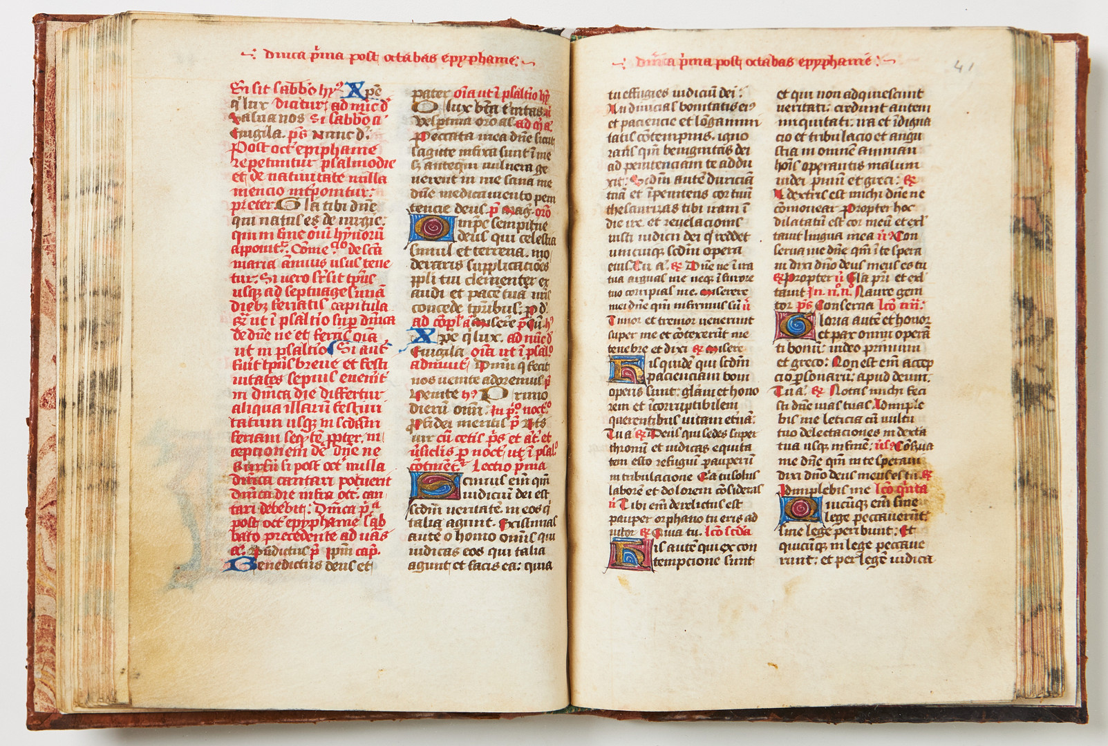 ILLUMINATED MANUSCRIPT, BREVIARY, France, second half of the 15th century.