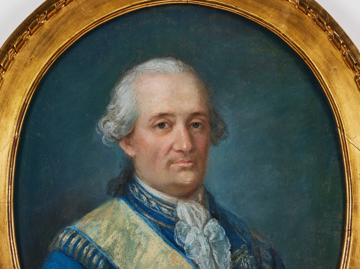 JONAS FORSSLUND (1754-1809). Tillskriven. Porträtt föreställande general Nils Mannerskantz (1738-1809).
