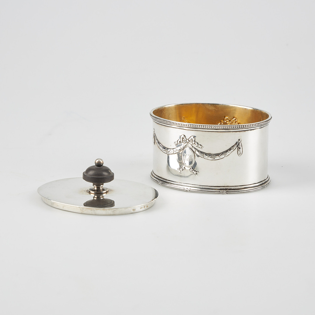 KAFFESERVIS, 3 delar, silver, Hjalmar Fagerroos, Helsingfors 1907.