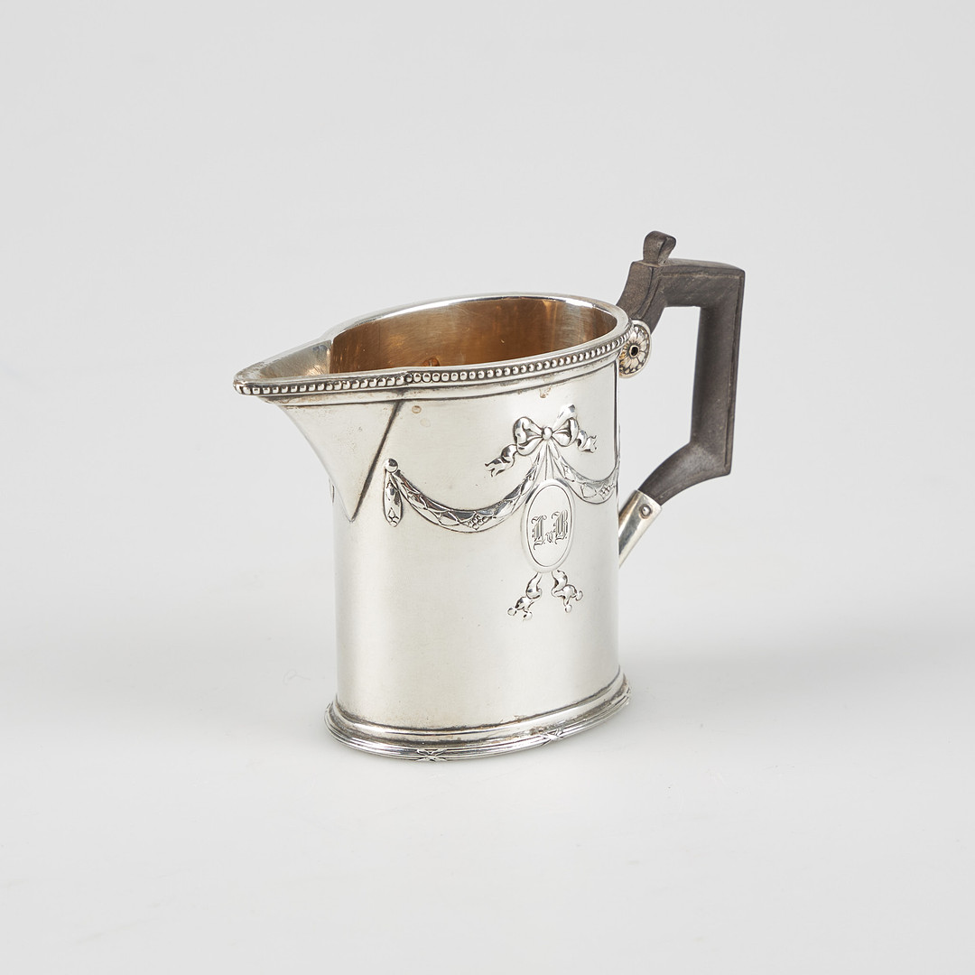 KAFFESERVIS, 3 delar, silver, Hjalmar Fagerroos, Helsingfors 1907.
