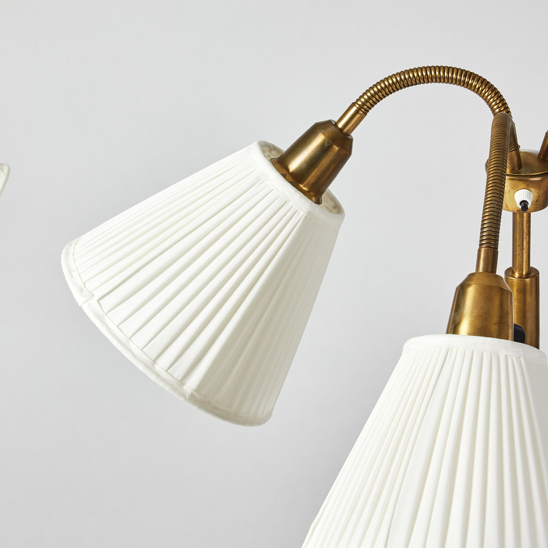 ASEA. Golvlampor, ett par, modell 41048, Swedish Modern, 1940-tal.