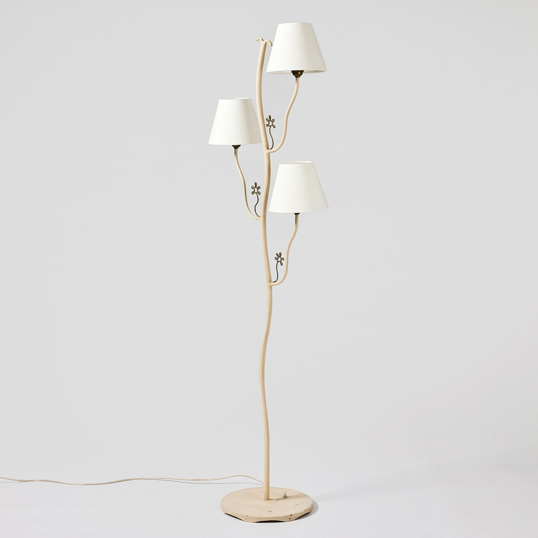 TOR WOLFENSTEIN. Tillskriven. Golvlampa, Bjerkås Armatur, Swedish modern, 1940/50-tal.