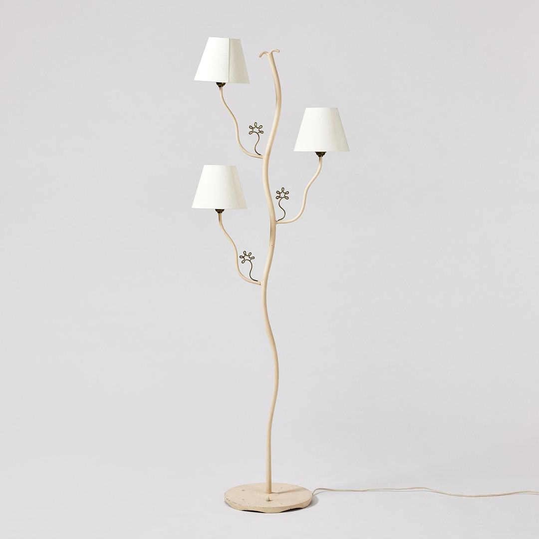 TOR WOLFENSTEIN. Tillskriven. Golvlampa, Bjerkås Armatur, Swedish modern, 1940/50-tal.