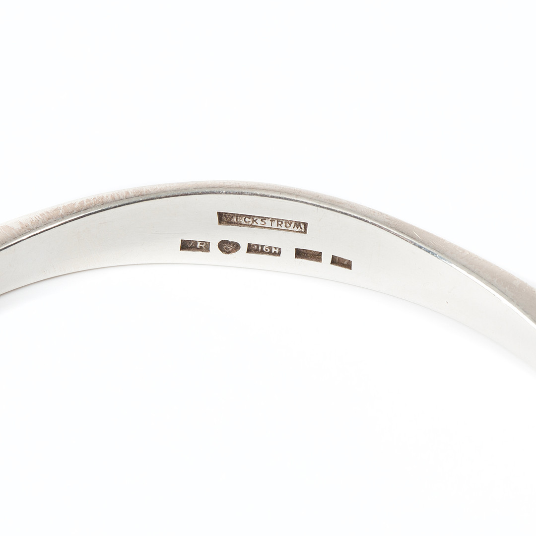 BJÖRN WECKSTRÖM, armring, silver, Helsingfors, 1962.