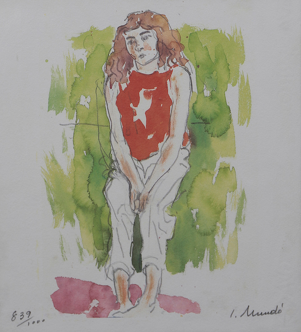 IGNASI MUNDÓ. A girl.