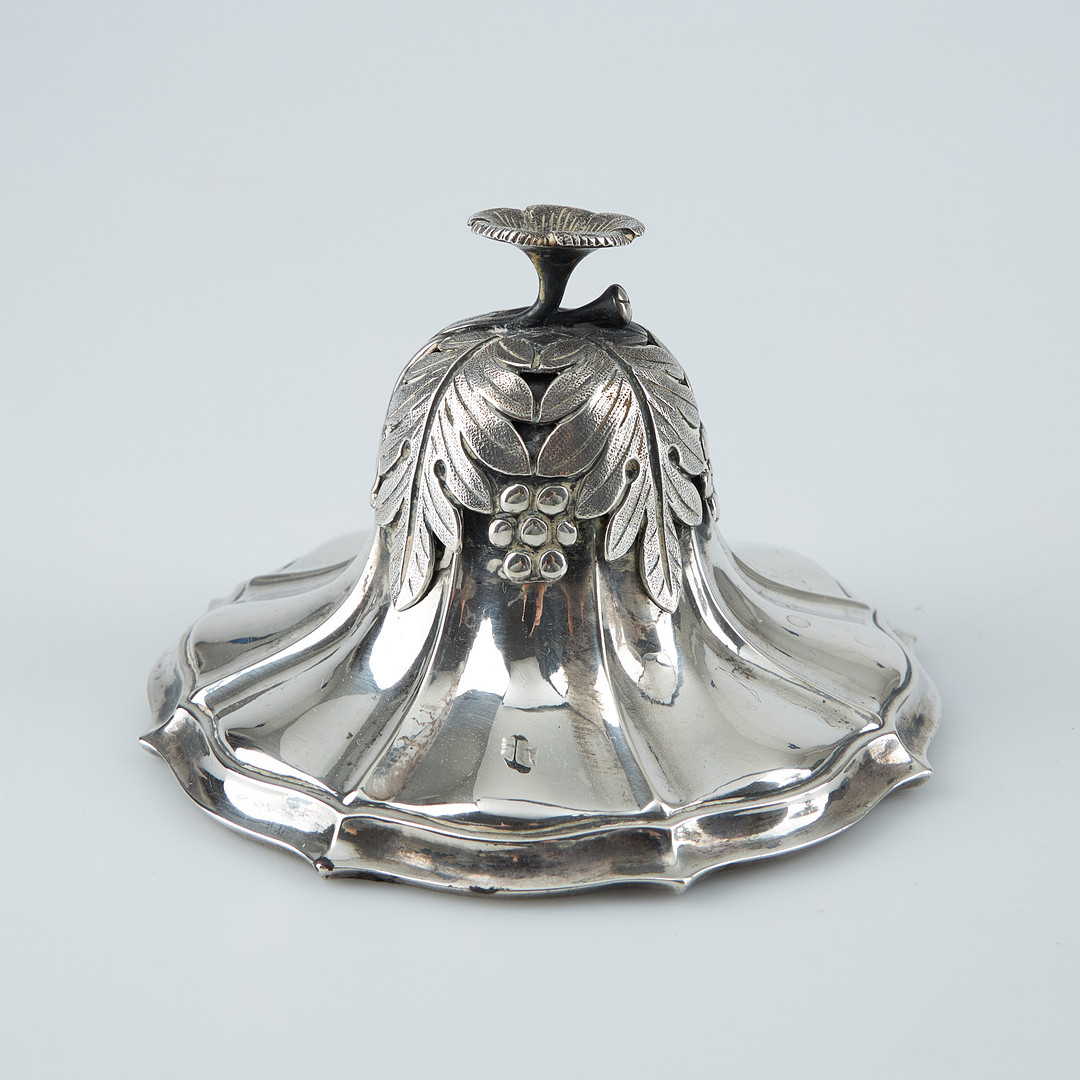 SOCKERSKÅL, silver, Olof Robert Lundgren, Åbo 1821-82.