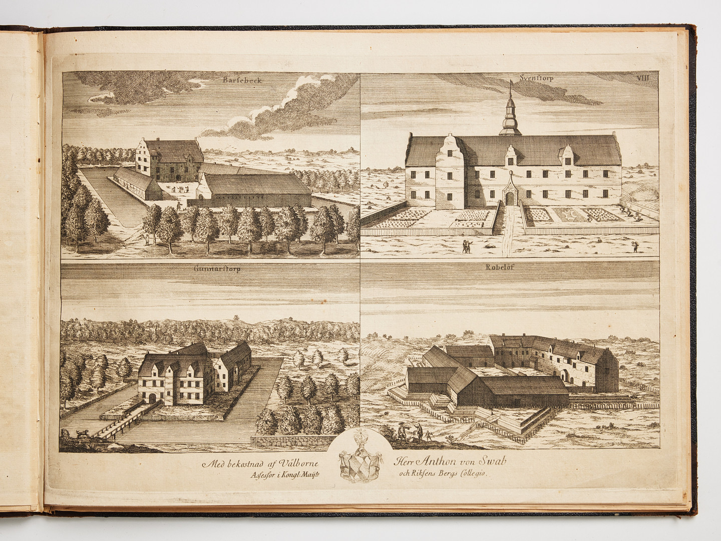 FISCHERS VYER ÖVER SKÅNE I ORIGINAL, 1756.