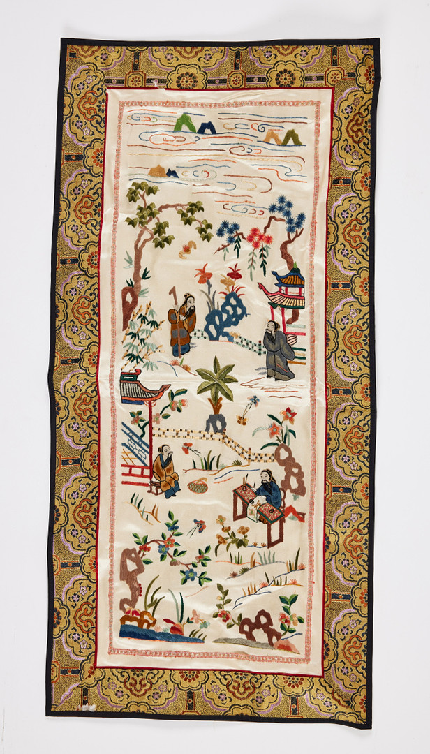 SIX SILK EMBRODERIES.