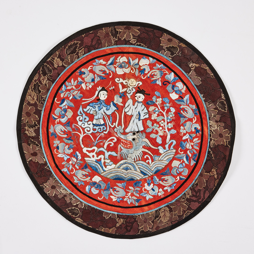 SIX SILK EMBRODERIES.