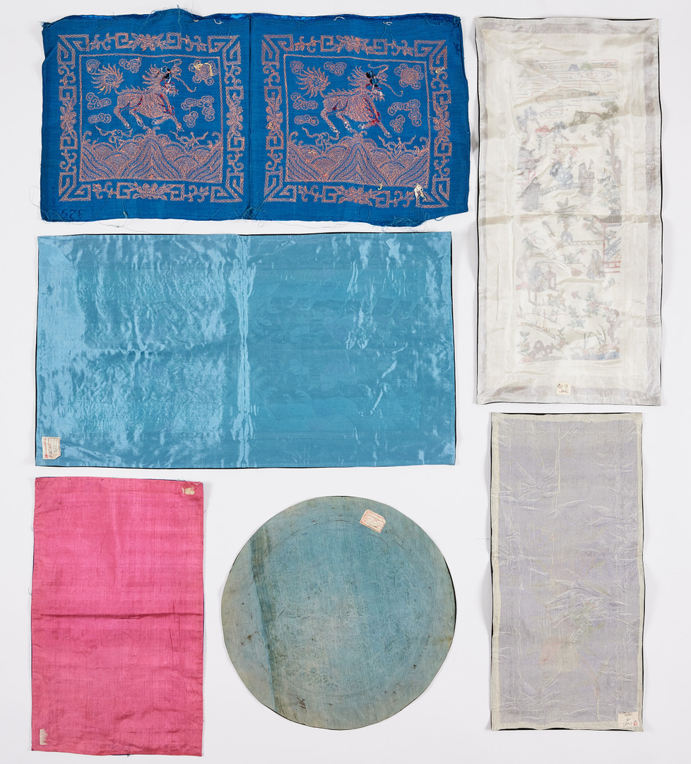 SIX SILK EMBRODERIES.