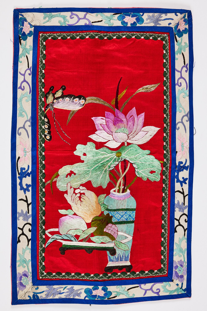 SIX SILK EMBRODERIES.