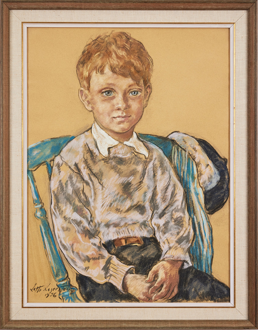 LOTTE LASERSTEIN. Porträtt av gosse.
