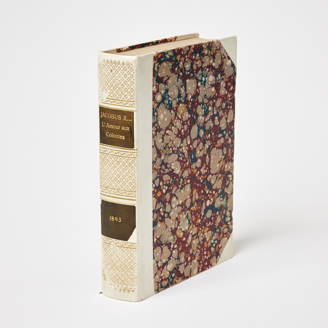DR. JACOBUS X, L'Amour aux colonies, 1893, here with 20 hand-coloured plates, provenance Felix Bryk.